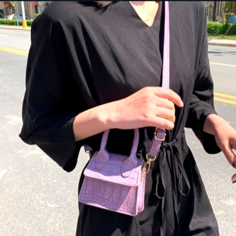 Ladies Mini purse Purple - Picture 3 of 5